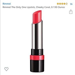 Rimmel London 610 Cheeky Coral Lipstick NEVER USED